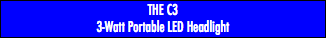 THE C3 3-Watt Portable LED Headlight